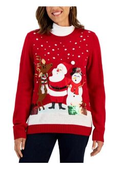 KAREN SCOTT Women's Holiday Sweater, Created for Macy's