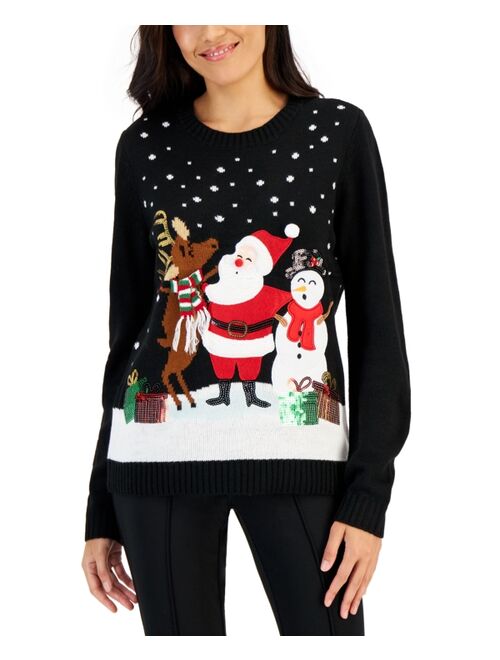 KAREN SCOTT Women's Holiday Sweater, Created for Macy's