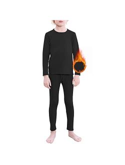 American Trends Boys Thermal Underwear Set Long Johns for Boys Fleece Lined Kids Long Underwear Winter Cothes