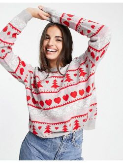 Brave Soul fairisle christmas sweater