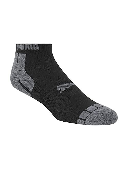 PUMA mens 6 Pack Low Cut Socks
