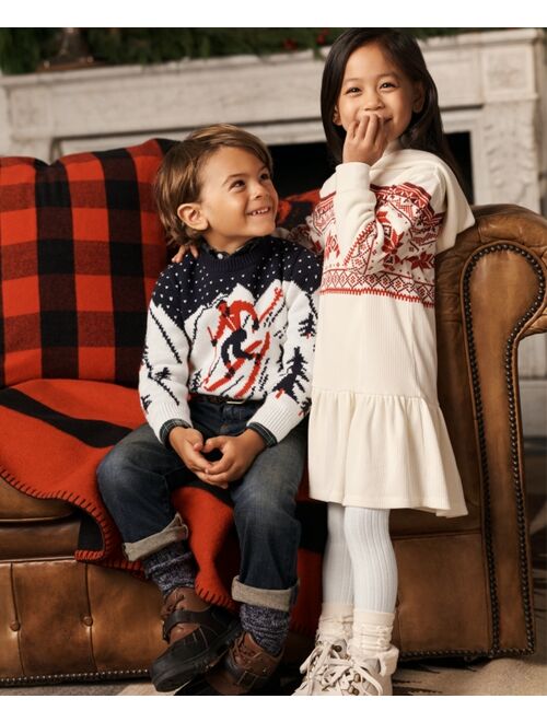 POLO RALPH LAUREN Toddler and Little Boys Skier Cotton-Blend Sweater