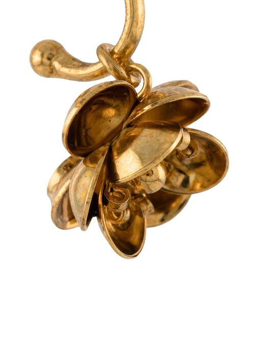 Jennifer Behr Winnie floral-motif hoop earrings