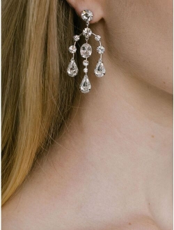 Staci crystal-embellished chandelier earrings