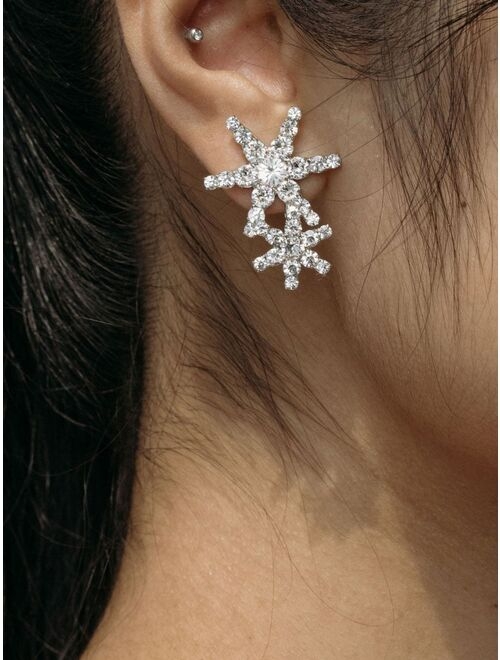 Jennifer Behr Vega crystal-embellished earrings