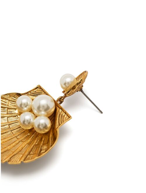 Jennifer Behr Ariel pearl-shell drop earrings