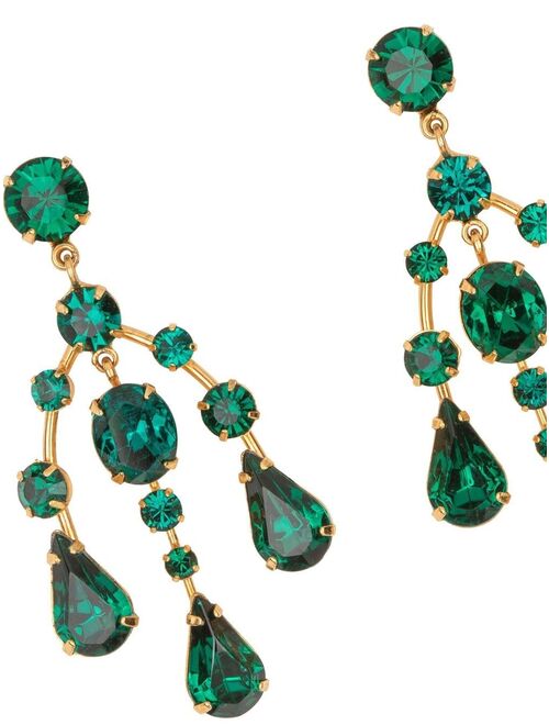 Jennifer Behr Staci crystal-embellished earrings