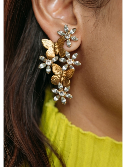 Jennifer Behr Valeria drop earrings