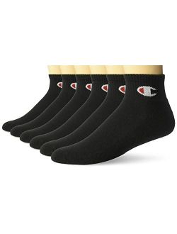 Mens Socks, Ankle Socks, Cushioned Athletic Socks, 6 and 12 Pairs Pack