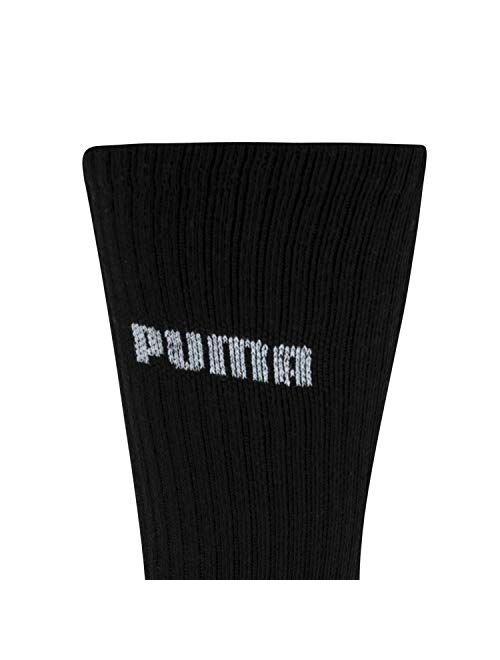 PUMA mens 6 Pack Crew Socks