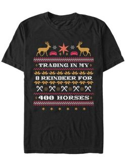 Men's Christmas Chronicles 2 Horsepower Sweater Short Sleeve T-shirt