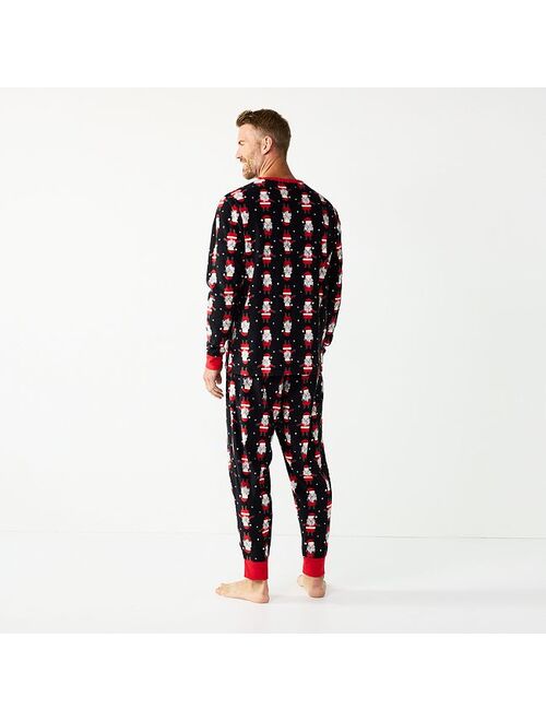 Men's Jammies For Your Families Ho Ho Ho Microfleece Pajama Set