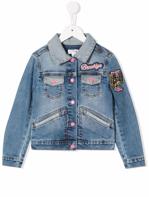 Marc Jacobs Kids patch-detail denim jacket