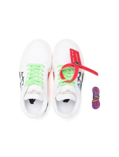 Off-White Kids Monsters Vulcanized lace-up sneakers
