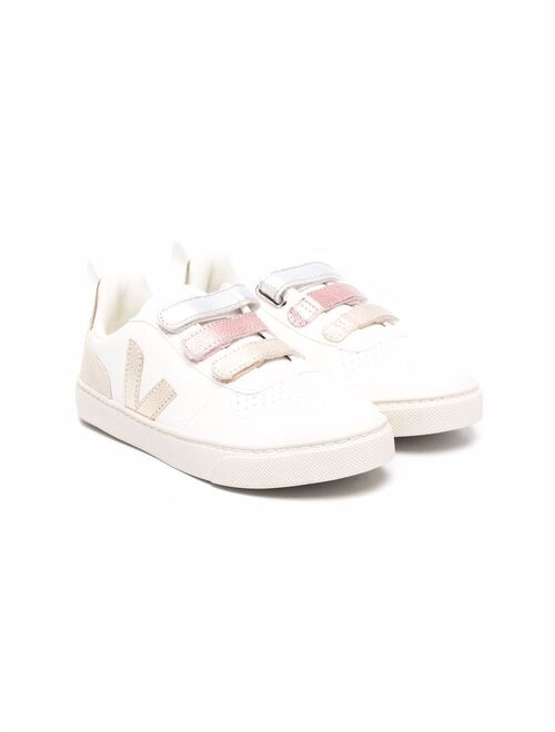 VEJA Kids touch-strap fastening sneakers
