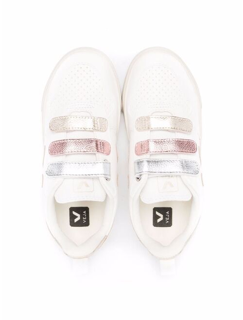 VEJA Kids touch-strap fastening sneakers
