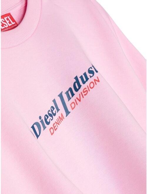 Diesel Kids logo-print sweatshirt