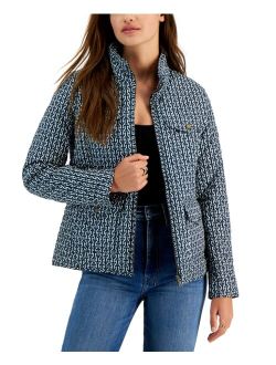 Women's Quilted Stand-Collar Jacket