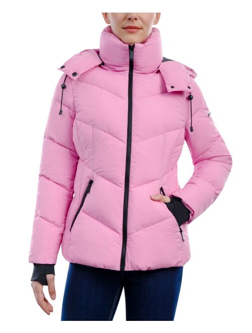 BCBGENERATION Women's Hooded Puffer Coat, Created for Macy's