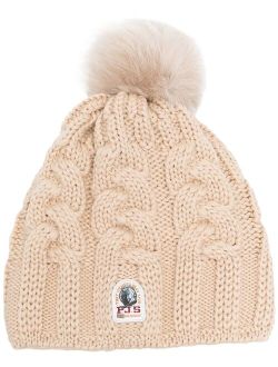 Parajumpers logo patch pompom beanie