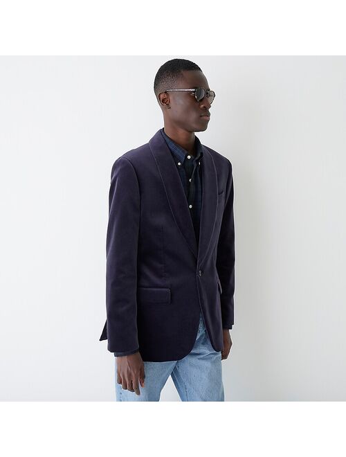 Ludlow Slim-fit shawl-collar tuxedo jacket in velvet