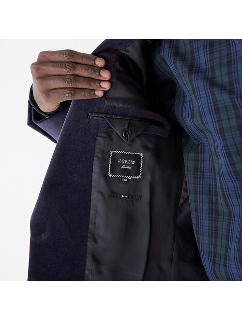 Ludlow Slim-fit shawl-collar tuxedo jacket in velvet