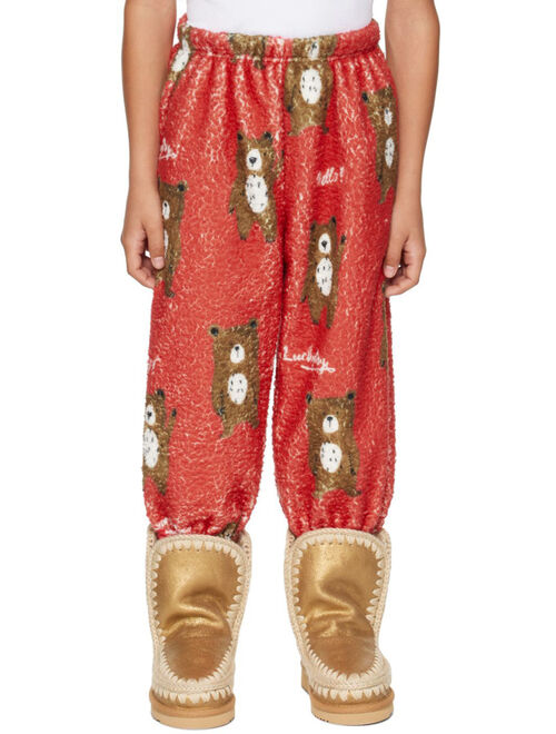 LUCKYTRY SSENSE Exclusive Kids Red Lounge Pants