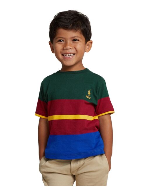 POLO RALPH LAUREN Little Boys Striped Cotton Jersey T-shirt