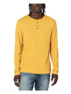 Men's Faded Kaduk Henley Long Sleeve T-Shirt