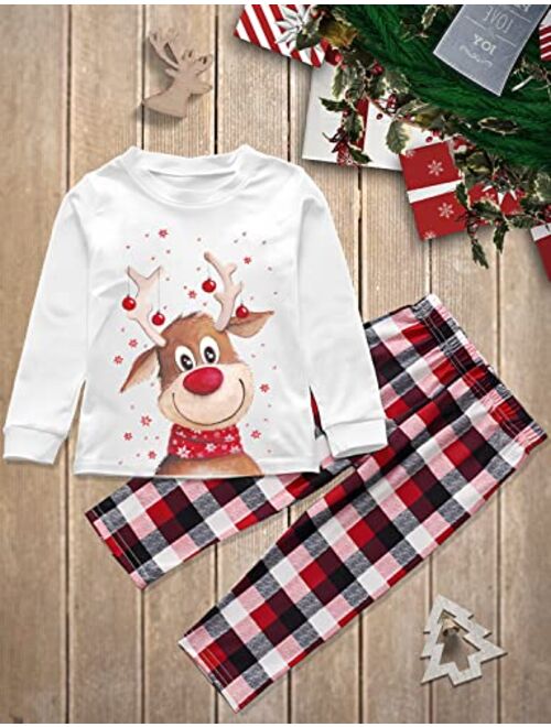 Oriental eLife Matching Christmas Pjs For Family,Elf Pajamas Christma Sets,Xmas Holiday Family Sleepwear Outfits Women Men
