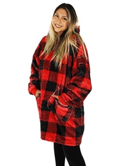 Ugly Christmas Sweater inspired Blanket Hoodies Cute Oversized Hoodie Blanket Sweatshirts for the Holidays