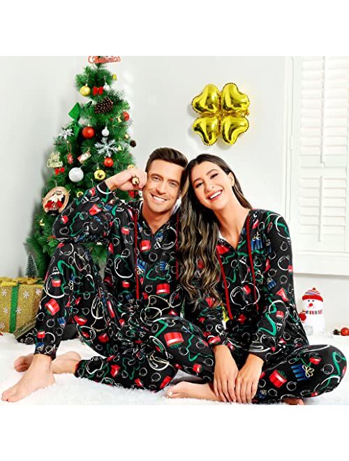 Parlsdy Christmas Onesies Adult Onesie Costume Pajamas For Women Pajama Sets Christmas Pajamas For Family Christmas Pjs Matching Sets