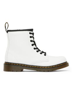 Kids White 1460 Big Kids Boots