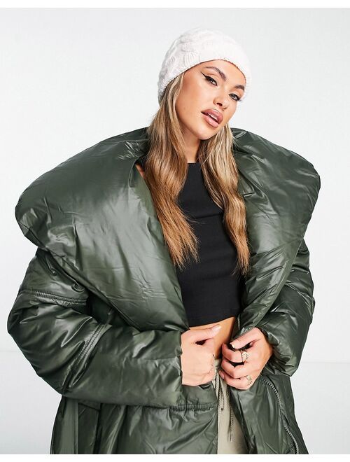 The North Face Cable Minna beanie in white