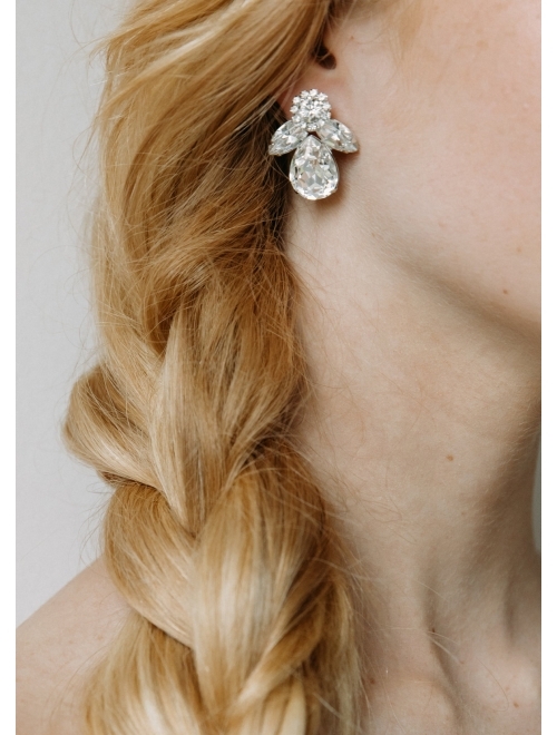 Jennifer Behr Edith crystal earrings