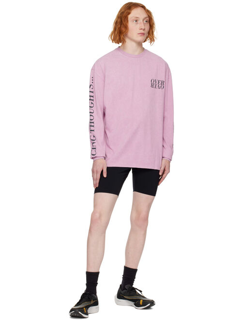 OVER OVER Purple 'Racing Thoughts' Long Sleeve T-Shirt