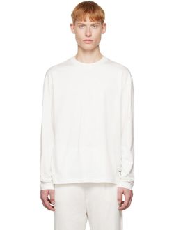 Jil Sander Three-Pack White Long Sleeve T-Shirts