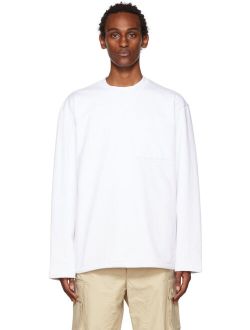 White 'Le T-Shirt Bricciola' Long Sleeve T-Shirt