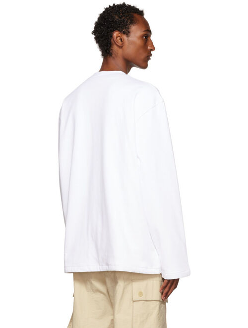 Jacquemus White 'Le T-Shirt Bricciola' Long Sleeve T-Shirt