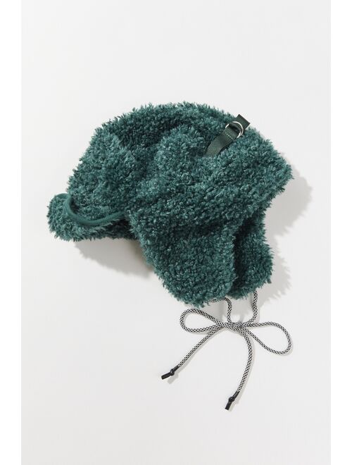 Kangol Faux Shearling Utility Flat Cap Trapper Hat