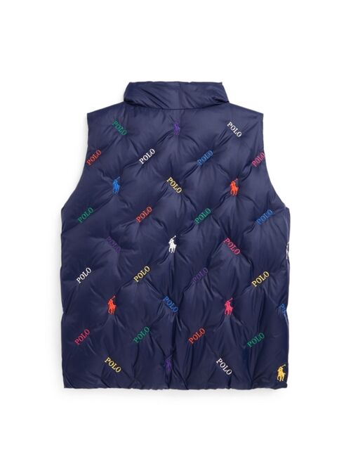POLO RALPH LAUREN Little Girls and Toddler Girls Logo Vest