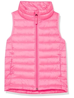 Girls and Toddlers' Lightweight Water-Resistant Packable Puffer Vest
