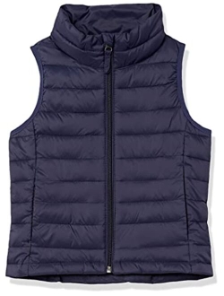 Girls and Toddlers' Lightweight Water-Resistant Packable Puffer Vest