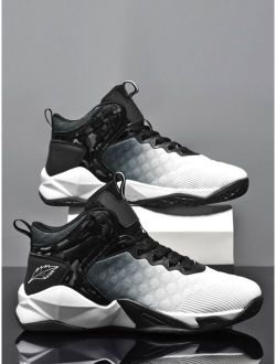 comB&B938 shoes store Men Ombre Lace-up Front Basketball Sneakers