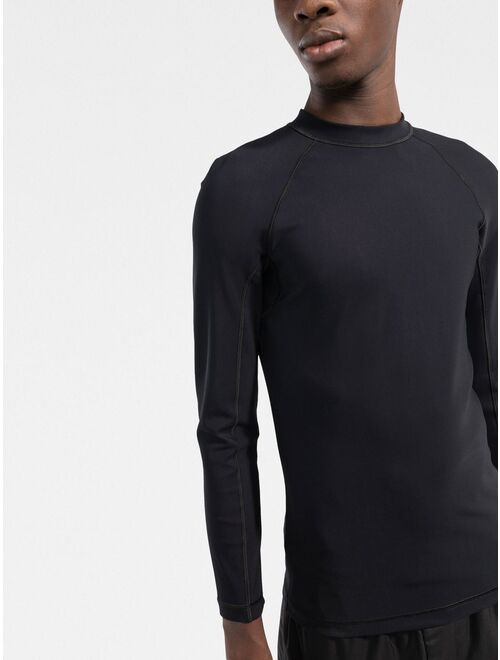 Balmain logo long-sleeve top