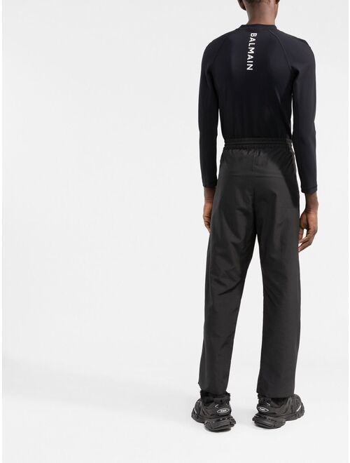 Balmain logo long-sleeve top