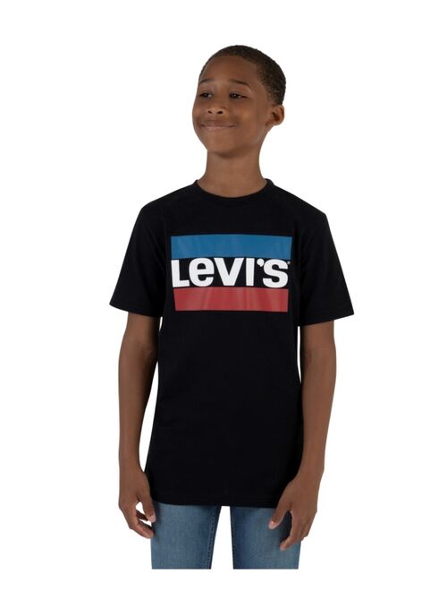 Levi's Logo-Print Cotton T-Shirt, Big Boys