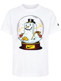 Little Boys Snow Globe Boxy T-shirt