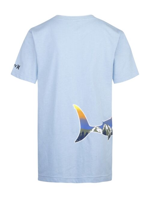 Hurley Big Boys Sharks Cape Wrap Short Sleeve T-shirt