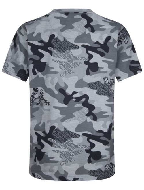 Hurley Big Boys Short Sleeve Camo Wordmark T-shirt